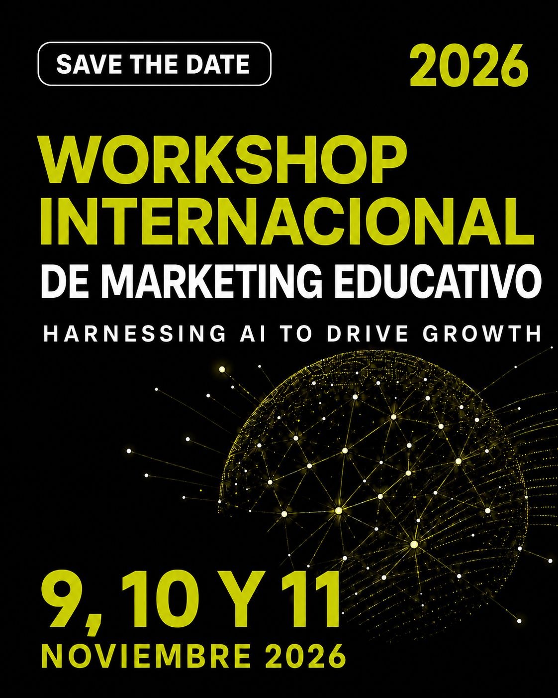 Workshop Internacional de Marketing Educativo 2026 - Save the date!
